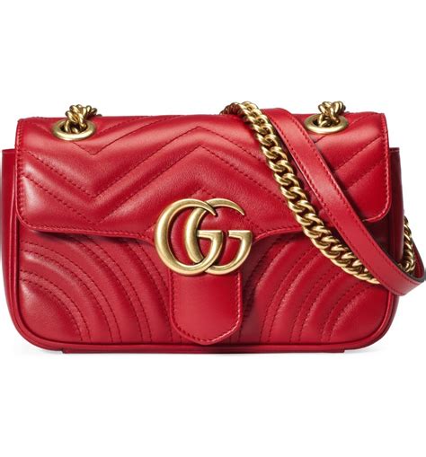 gucci marmont chain backpack|Gucci Marmont shoulder bag red.